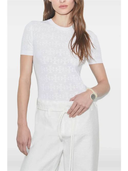 Monogram T jacquard sweater TORY BURCH | 168853100